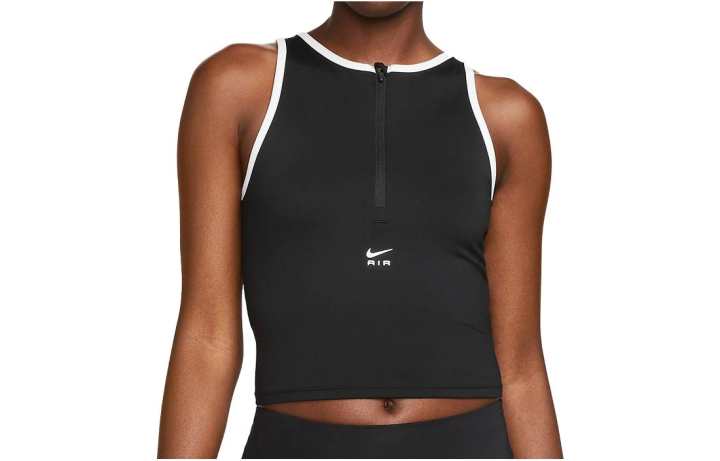 Nike Nike Tank Tops Women's Black Crew Neck Moderate Straight Fit