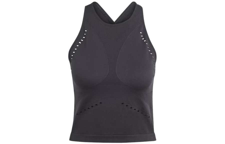 Adidas Adidas Tank Tops Women's Black Crew Neck Moderate Straight Fit