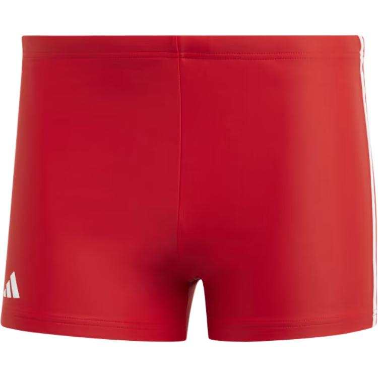Adidas Adidas CLASSIC 3 STRIPES SWIM BOXERS Swimming Shorts Men's Premium Scarlet/White