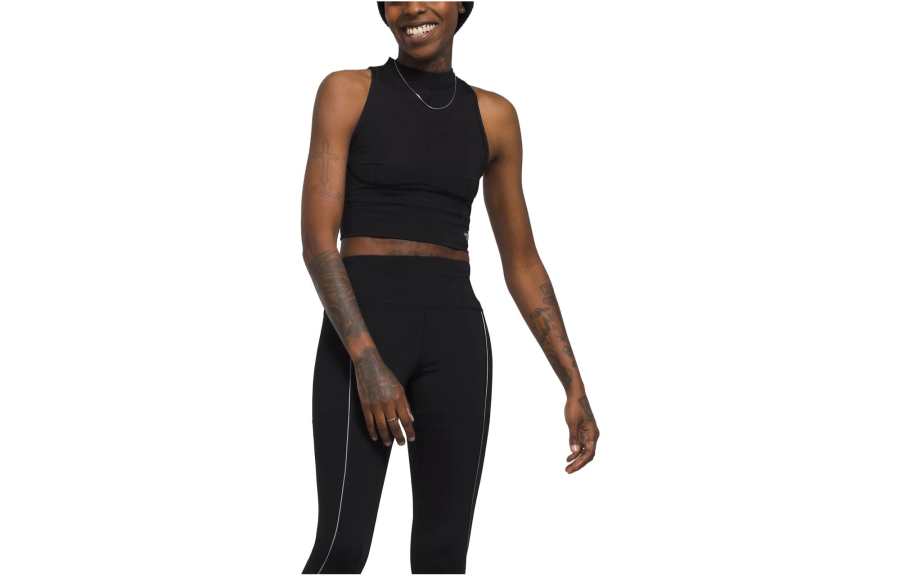 THE NORTH FACE Tank Tops Women's Black Crew Neck Moderate Other