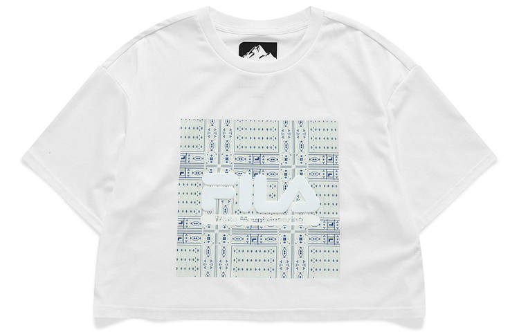 FILA FUSION Hakusan L Collaboration Collection T Shirt Women's White