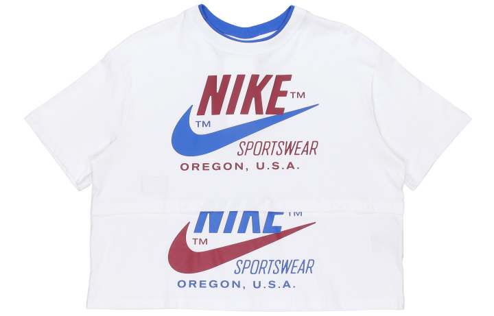 Nike Nike T Shirts Women's White Crew Neck Moderate