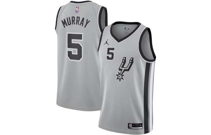 Jordan Jordan Basketball Jerseys Men's Gray Moderate Straight Fit