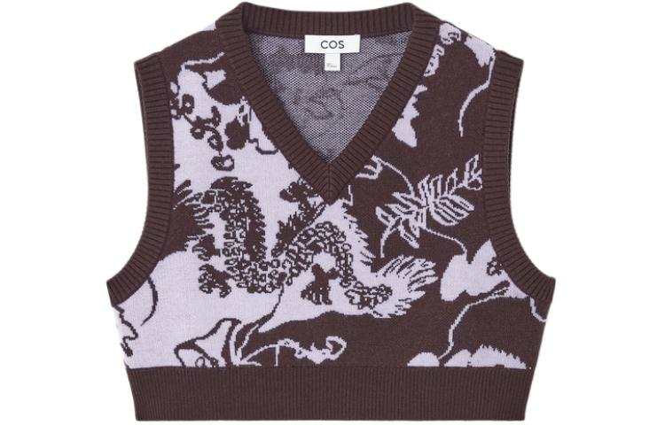 COS Tank Top Women's Dark Brown/Purple