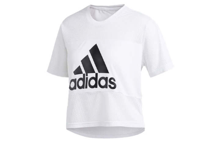 Adidas Adidas T Shirts Women's White Crew Neck Moderate
