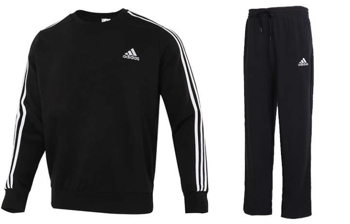 Adidas Adidas Sweatshirt Sets Men's Crew Neck Moderate