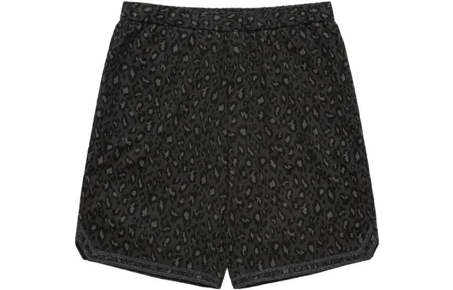CLOT SS23 From Dusk Till Dawn Basketball Shorts Men's Black Moderate Straight Fit Pants