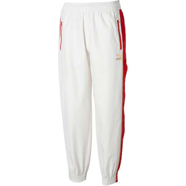 PUMA PUMA Casual Pants Unisex White Moderate Cuffed Pants