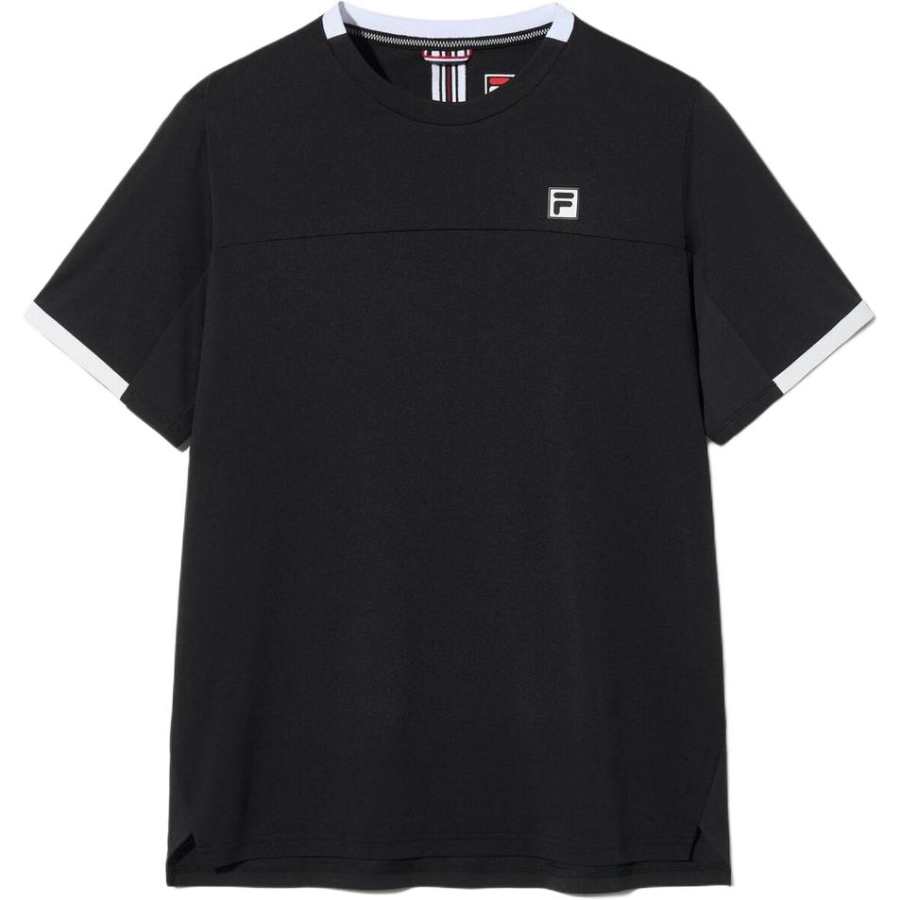 FILA T Shirts Men's Black Crew Neck