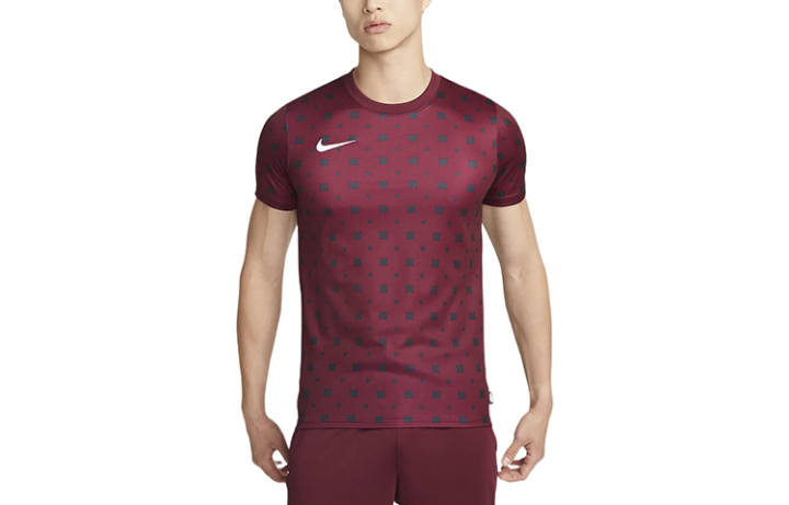 Nike Nike Soccer Jerseys Men's Red Moderate Straight Fit