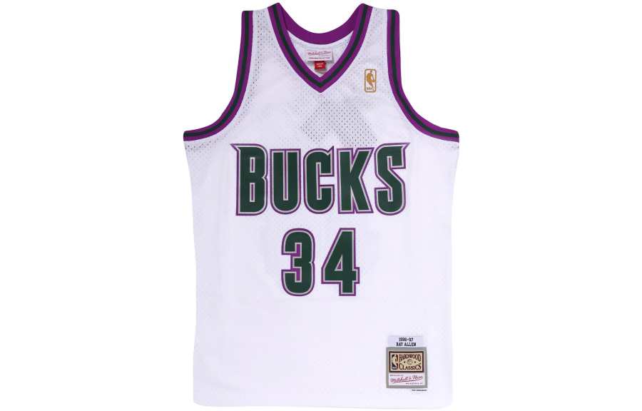 Mitchell Ness Mitchell Ness Basketball Jerseys Unisex White Moderate Straight Fit