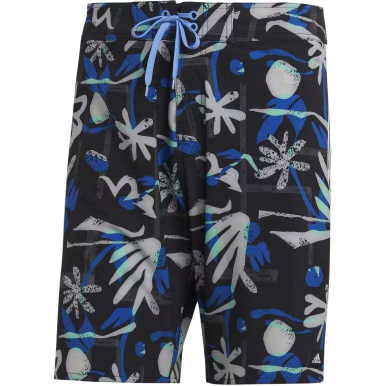 Adidas Adidas Sportswear SEASONAL FLORAL BEACH TECH SHORTS Beach Shorts Men's Blue
