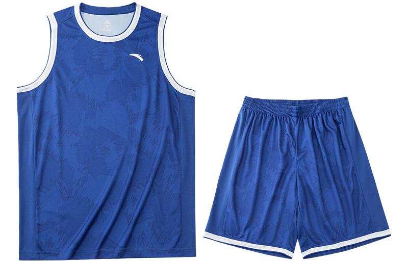 Anta Basketball Suit Men's Blue