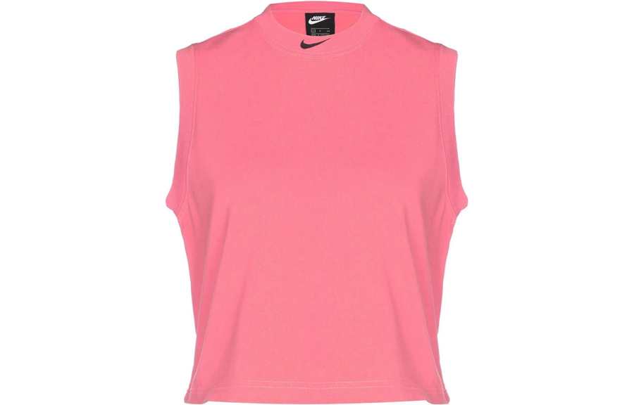 Nike Nike Tank Tops Women's Pink Crew Neck Moderate Other