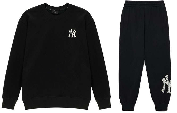 MLB MLB New York Yankees Sweatshirt Set Unisex Black