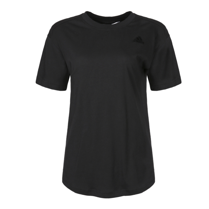 Adidas Adidas T Shirts Women's Black Crew Neck Moderate
