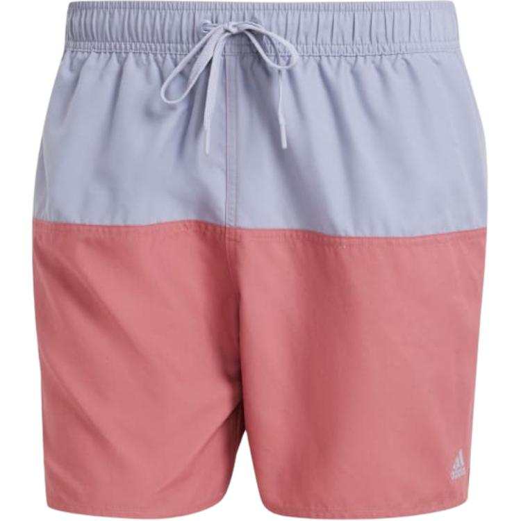 Adidas Adidas COLORBLOCK CLX SWIM SHORTS SHORT LENGTH Swimming Shorts Men's Silver Purple/Preloved Dark Red