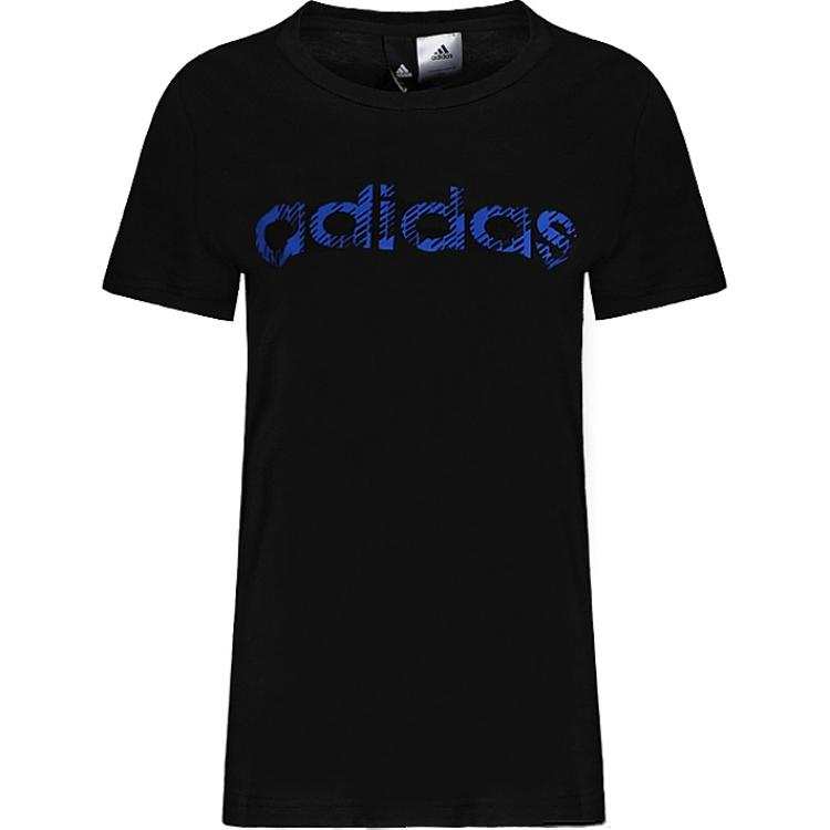 Adidas Adidas T Shirts Women's Black Crew Neck Moderate Other
