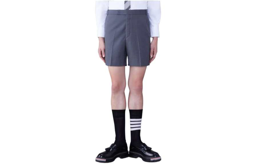 THOM BROWNE THOM BROWNE Button Detailed Tailored Cut Shorts