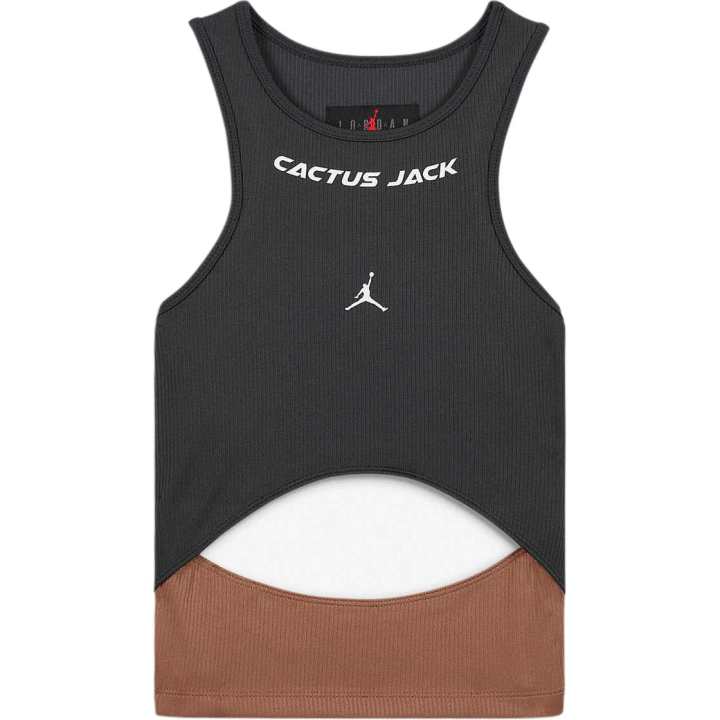 Jordan Jordan X Travis Scott Cactus Jack Women's Tank Top Asia Sizing Dark Smoke Grey