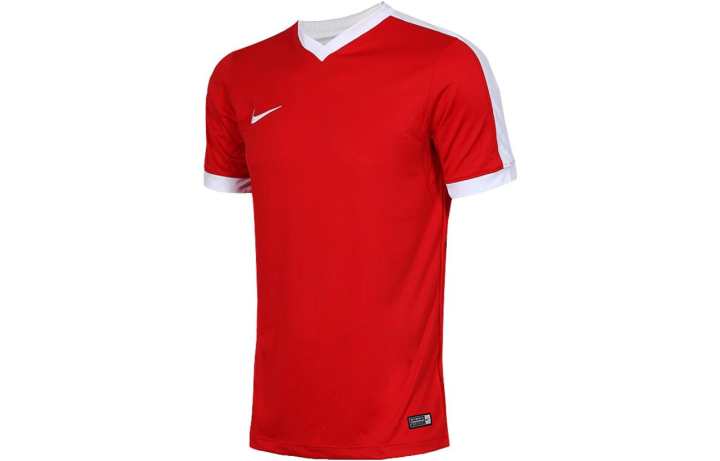 Nike Nike Soccer Jerseys Men's Red Moderate Straight Fit
