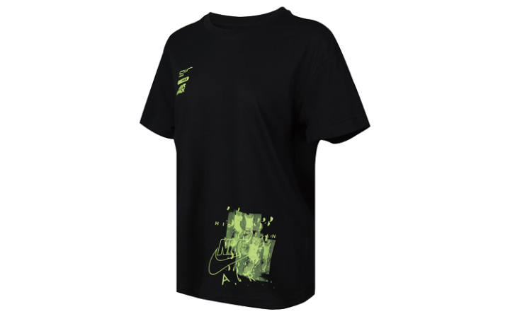 Nike Nike T Shirt Women's Black Green