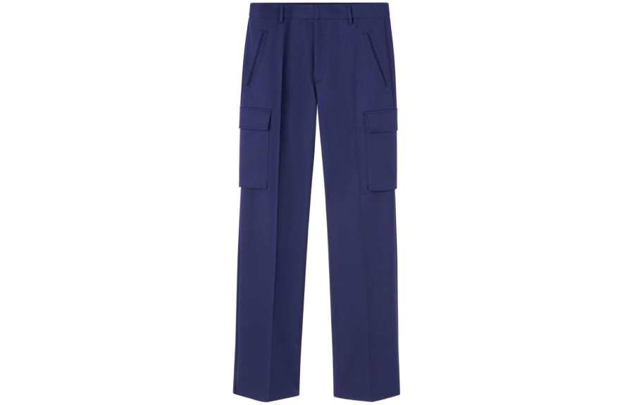 VERSACE VERSACE SS24 Casual Pants Men's Blue