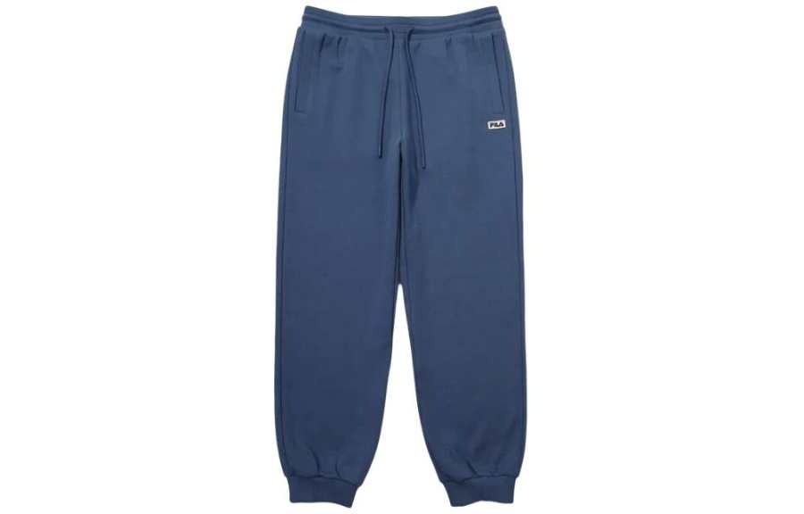 FILA Casual Pants Unisex Blue Moderate Cuffed Pants