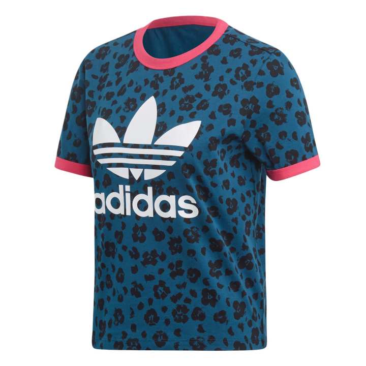Adidas Adidas T Shirts Women's Blue Crew Neck Moderate