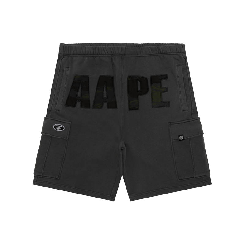 Aape Aape logo-patch cargo shorts
