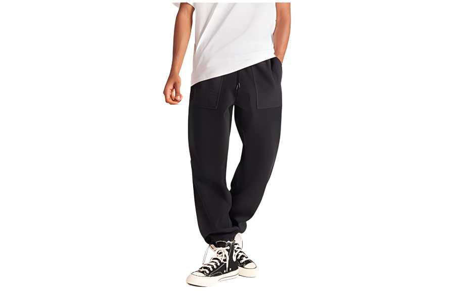 Converse Converse Wordmark Pants Casual Pants Men's Black