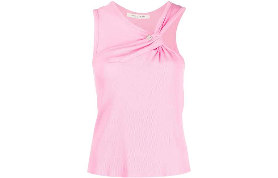 1017 ALYX 9SM Gathered Ribbed Knit Sleeveless Top