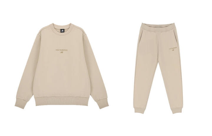 New Balance New Balance Sweatshirt Set Unisex Khaki+Tea Brown