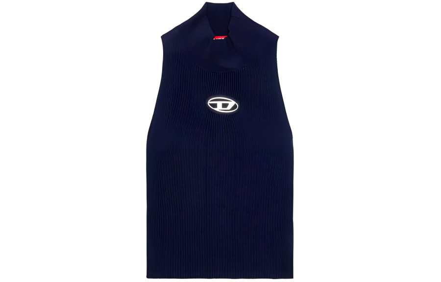DIESEL DIESEL M Onervax Ribbed Knit Turtleneck Top