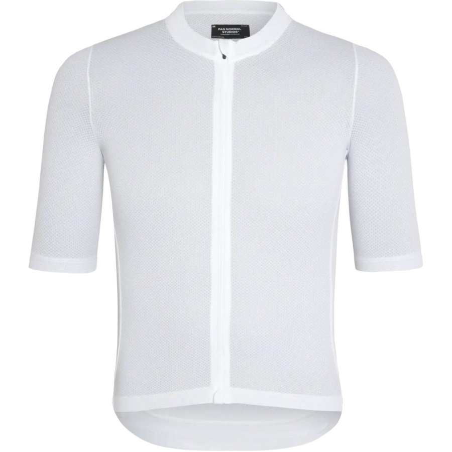 PAS NORMAL STUDIOS Men's Solitude Mesh Jersey Cycling Clothing Men's White