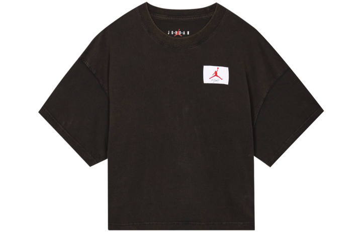 Jordan Jordan ESSENTIALS Drop Shoulder Sleeve T Shirt Women's Black