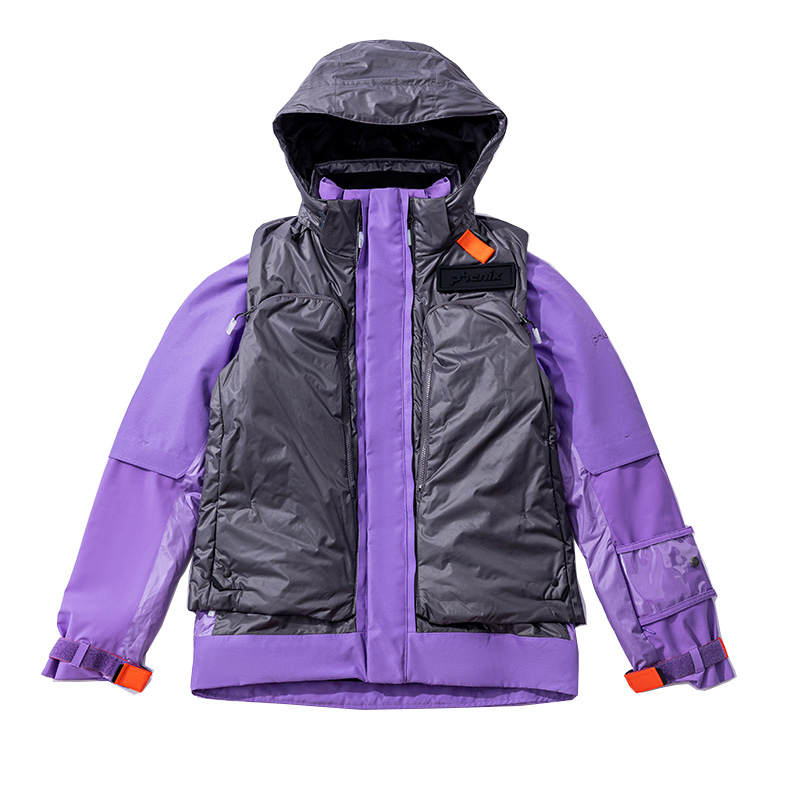Phenix SP27 Ski Wear Detachable Loose Fit Thermal Windproof, Abrasion Resistant Unisex Thermal Coat