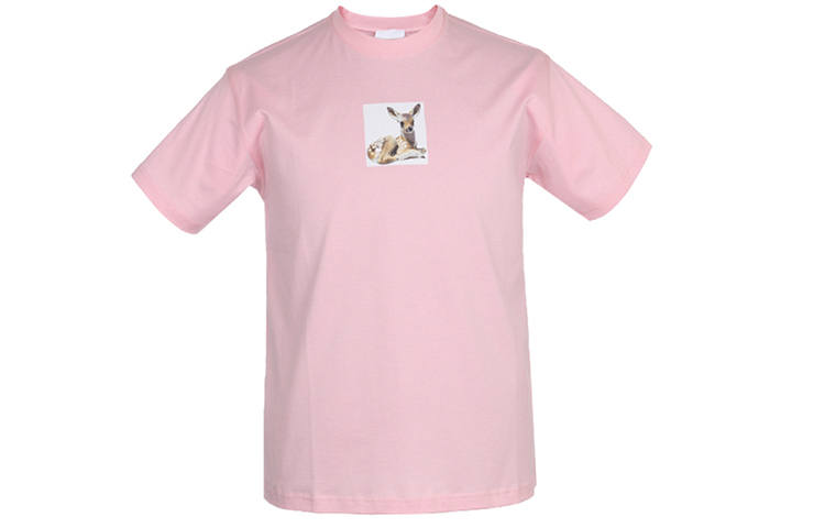 Burberry Drop Shoulder Sleeve T Shirt Women's Pink
