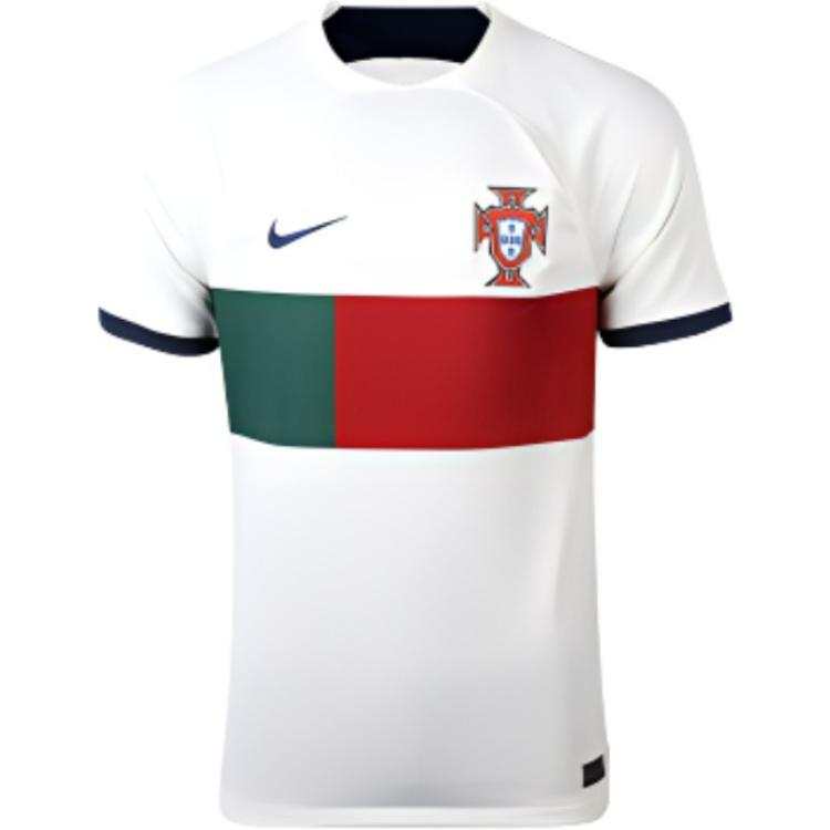 Nike Nike Portugal National Team Retro Soccer Jerseys Player Edition Men's White