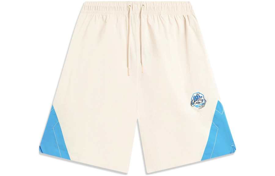 Li-Ning Li Ning BADFIVE Seven Cities Collaboration, Only Chu Has Talent Casual Shorts Men's Sand Gravel Gray