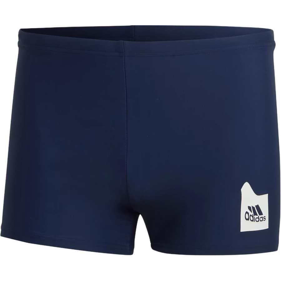 Adidas Adidas Solid Swim Boxers Swimming Shorts Men's Marine Blue