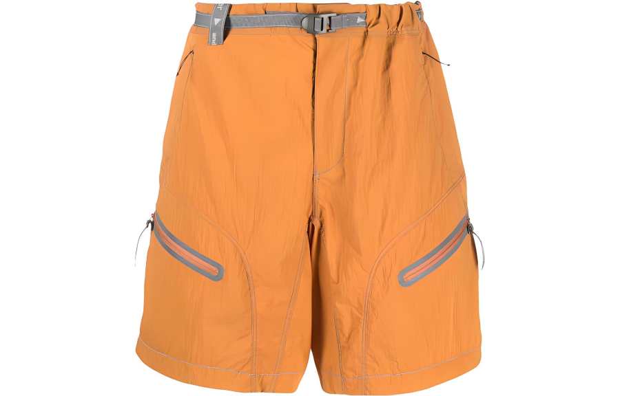 And Wander Casual Shorts Men's Orange Moderate