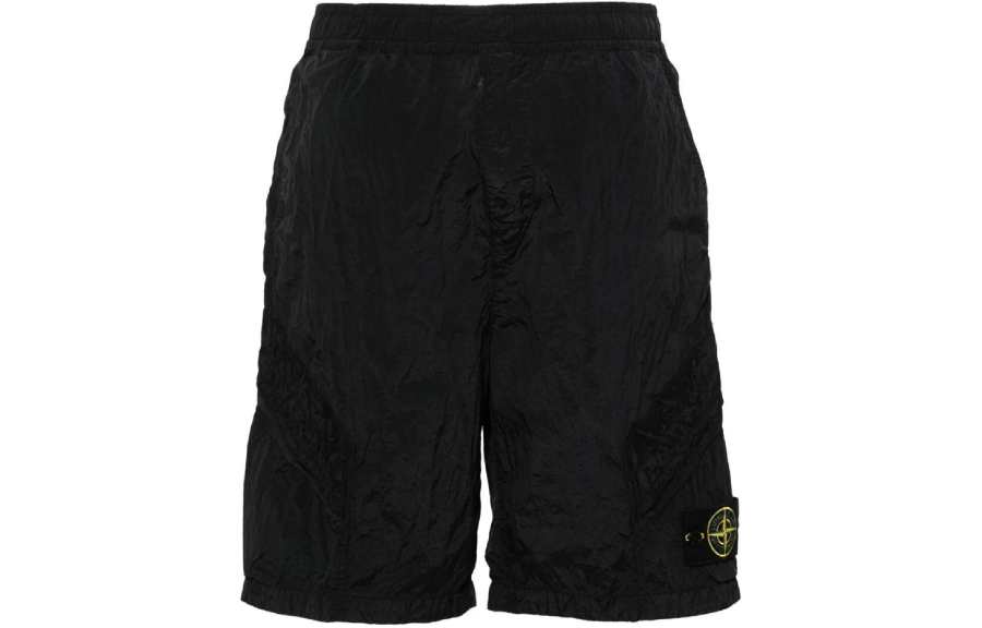 STONE ISLAND Casual Shorts Men's Black