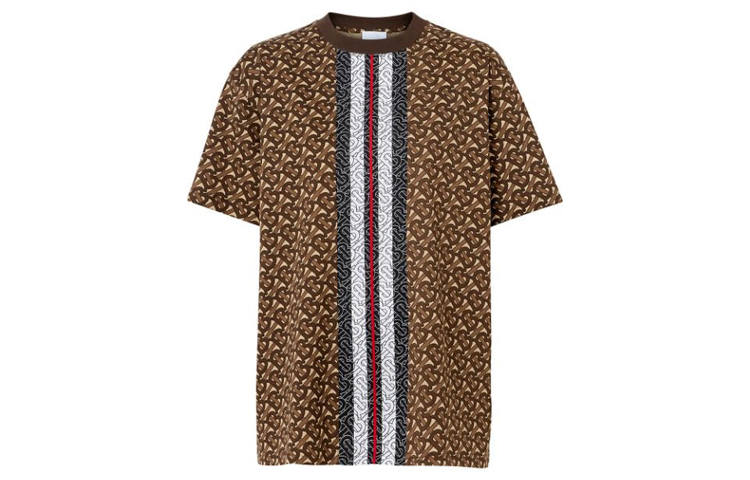 Burberry T Shirt Women's Saddle Brown