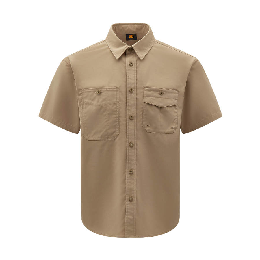 CAT CAT Shirts Men's Lapel Moderate Workwear