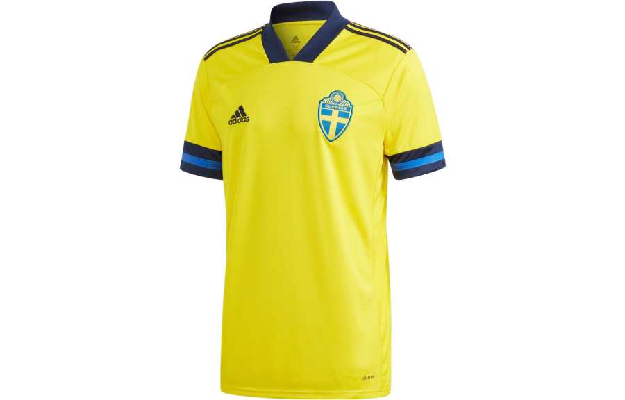 Adidas Adidas Sweden National Team Soccer Jerseys Men's Yellow Moderate