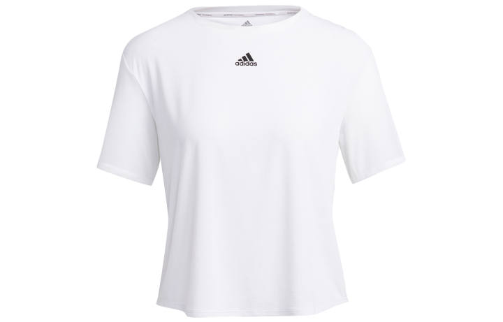 Adidas Adidas T Shirts Women's White Crew Neck Moderate