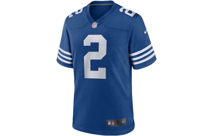 Nike Nike Soccer Jerseys Men's Blue Moderate Straight Fit