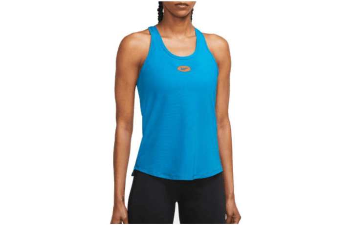 Nike Nike Tank Tops Women's Blue Crew Neck Moderate Straight Fit
