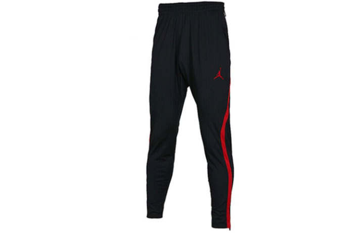 Jordan Jordan Knitted Sweatpants Men's Black Red